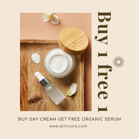 Natural Skincare Products Offer Instagramデザインテンプレート