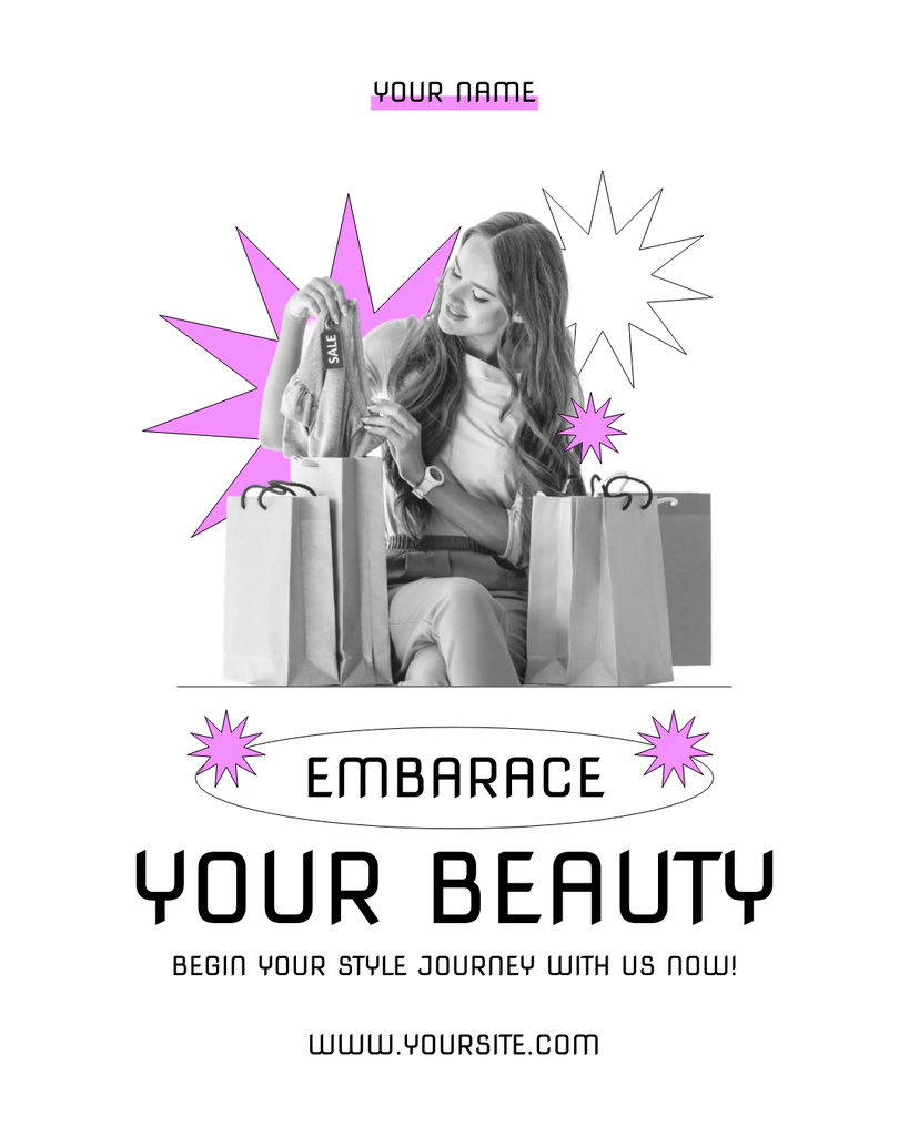 Designvorlage Beauty and Fashion Advisery für Instagram Post Vertical