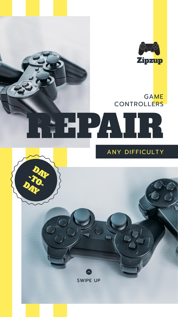 Platilla de diseño Repair game joysticks Offer Instagram Story