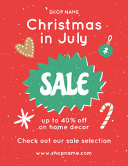 Exhilarating July Christmas Items Sale Announcement