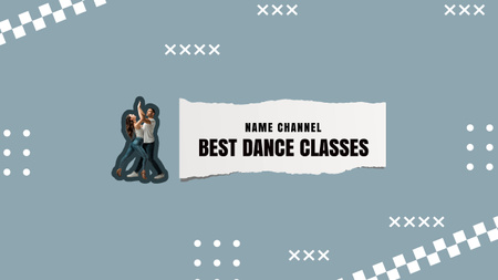 Ad of Best Dance Classes with Passionate Couple Youtube Design Template