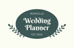 Emblem of Wedding Planning Company