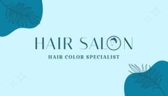 Hair Color Specialist Promo on Blue