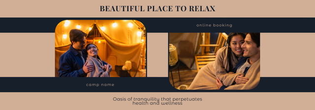 Platilla de diseño Visit Beautiful Place to Relax Tumblr