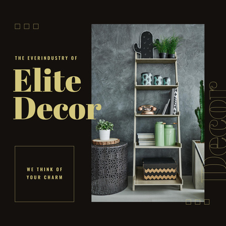Platilla de diseño Vases for Home Decor in Grey Instagram AD