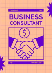 Services of Business Consulting with Handshake