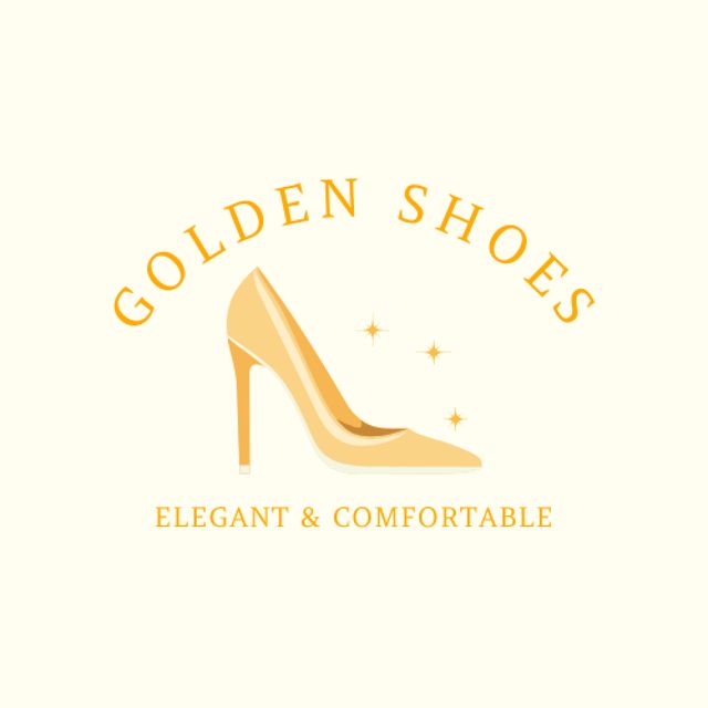 Plantilla de diseño de 
Shoe Store Advertisement Logo 