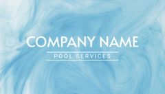 Pool Maintenance Company Service Offering on Abstract Background