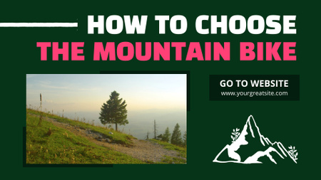 Platilla de diseño Essential Guidelines About Choosing Mountain Bike Full HD video