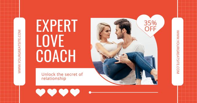 Secrets and Tips for Creating Successful Relationships Facebook AD tervezősablon