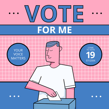 Platilla de diseño Everyone is Welcome at Elections Instagram