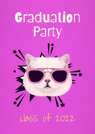 Graduation Party Announcement Flayer Tasarım Şablonu