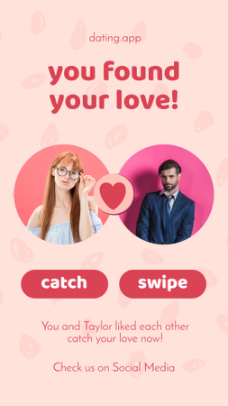 You Found Your Love Instagram Story Design Template