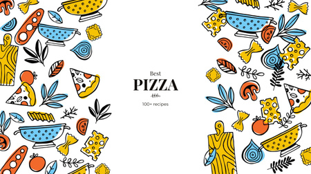 Cooking Italian pizza Youtube Design Template