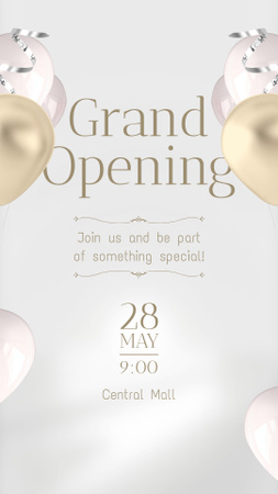 Stunning Grand Opening Event In May TikTok Video Design Template