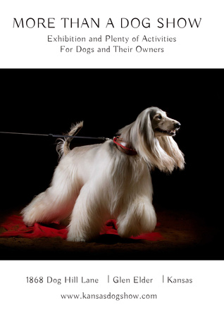 Platilla de diseño Dog Show in Kansas Poster