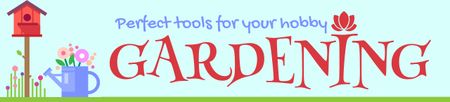 Sale of Gardening Tools Ebay Store Billboard Design Template