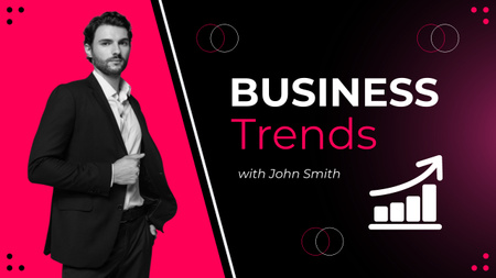 Business Trends Video Youtube Thumbnail Design Template