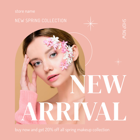 Ontwerpsjabloon van Instagram AD van New Spring Collection Announcement for Women