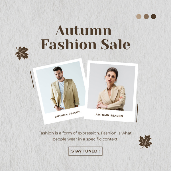 Autumn Fashion Sale Ad