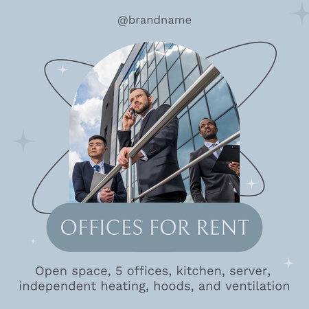 Template di design Commercial Properties to Rent Instagram AD