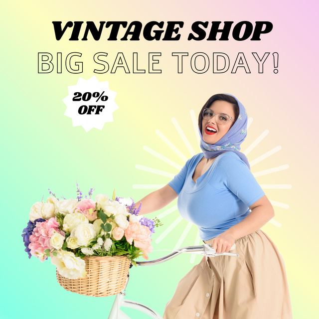 Template di design Well-preserved Clothes Shop Big Summer Sale Instagram