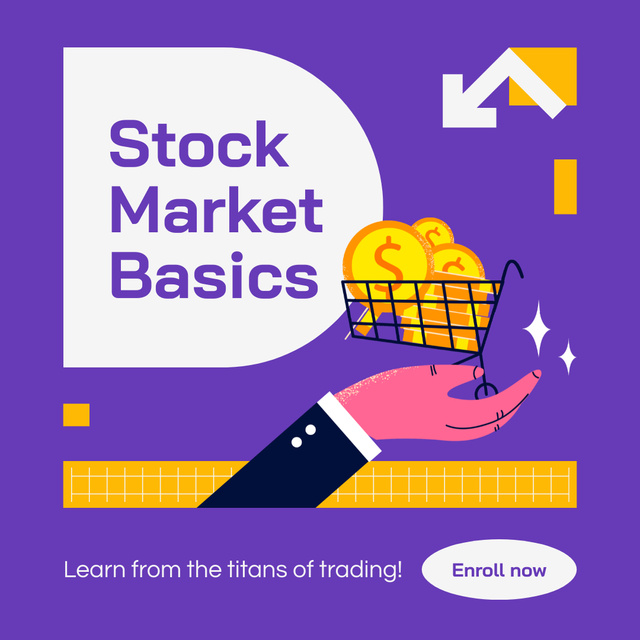 Basic Principles of Stock Trading Instagram tervezősablon