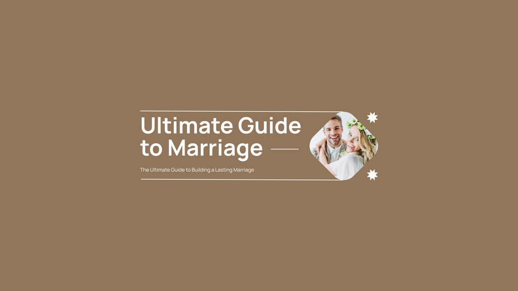 Ultimate Guide to Marriage for Young People Youtube Design Template