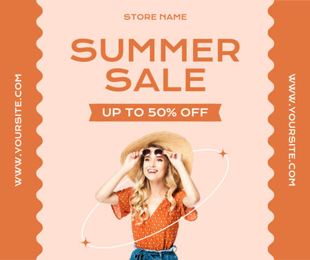 Summer Fashion Offers Discount Facebook tervezősablon