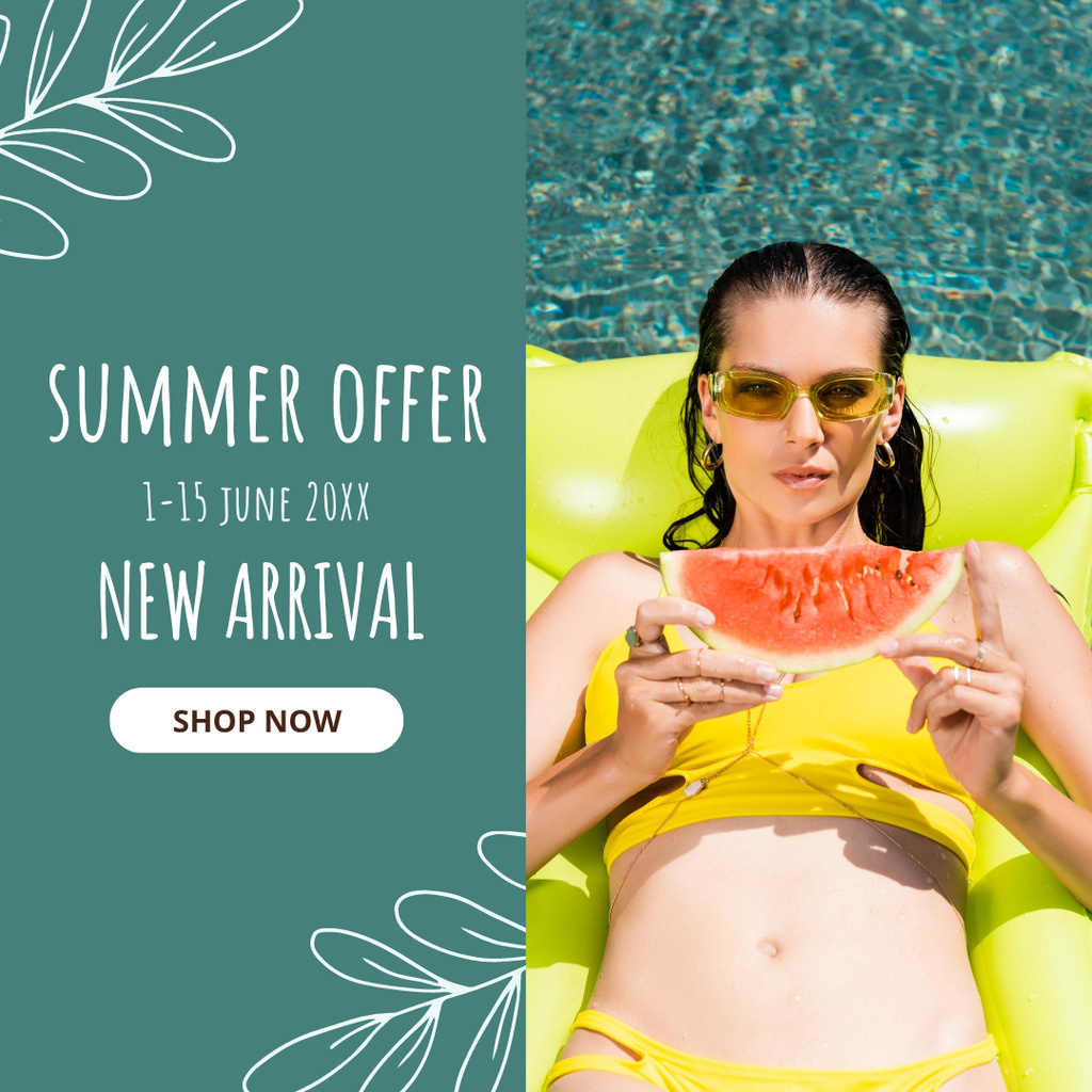 New Fashion Summer Collection Instagram Design Template