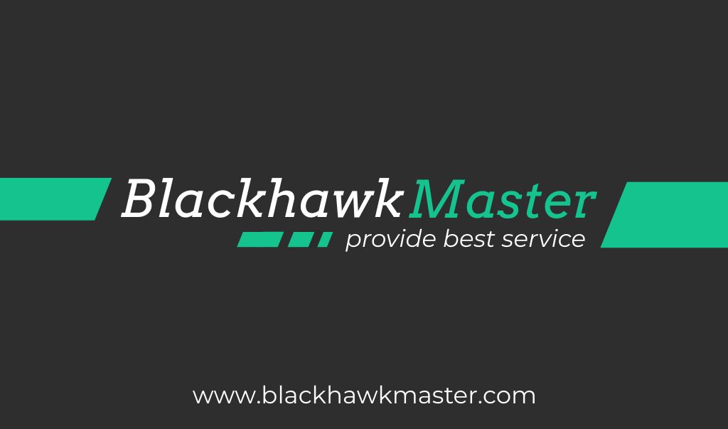 Master Services Offer Business cardデザインテンプレート