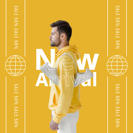 Fashion Collection for Men Instagram Design Template