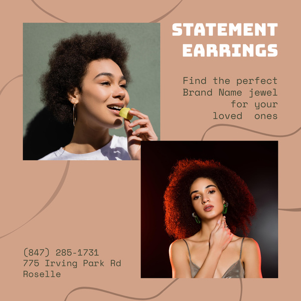 Statement Earrings Ad