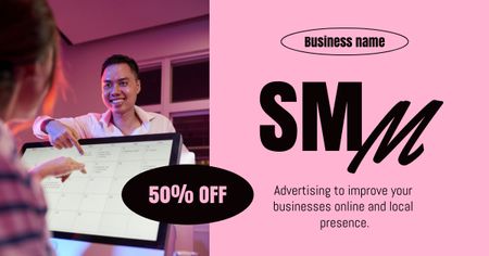 Ontwerpsjabloon van Facebook AD van SMM Manager Services Ad