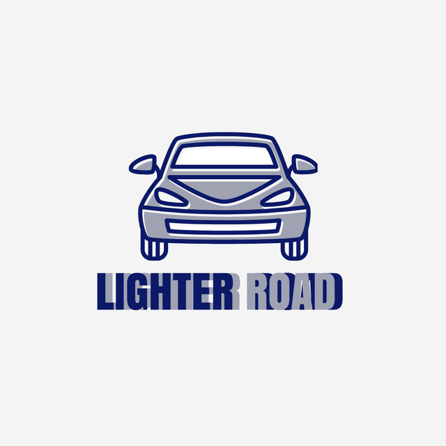 Store Ad with Illustration of Car Logo 1080x1080px – шаблон для дизайну