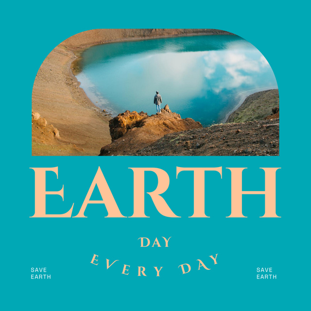 World Earth Day Announcement Instagram Design Template