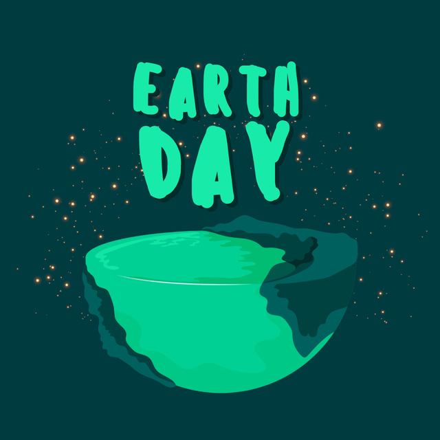 World Earth Day Announcement Instagram Πρότυπο σχεδίασης