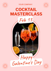 Cocktail Masterclass Announcement on Galentine's Day
