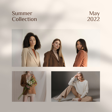 Summer Collection for Women Instagram Design Template