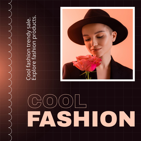 női divat ruházat Instagram tervezősablon