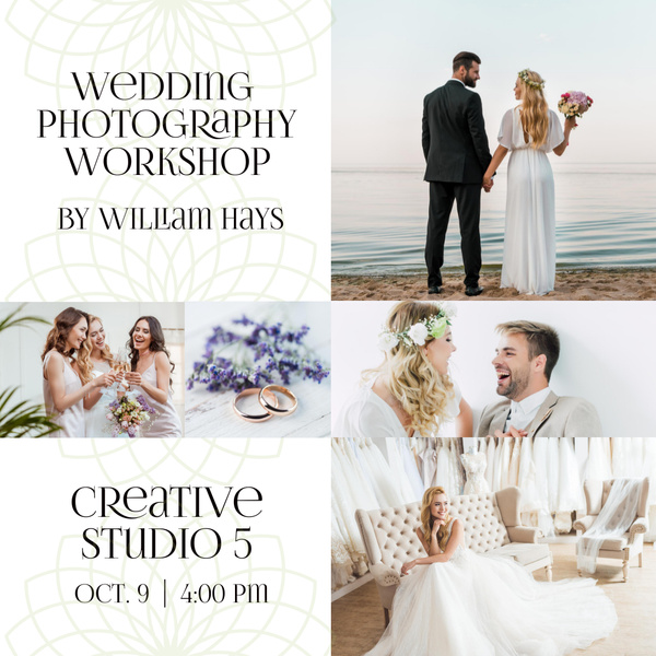 Wedding Photography Workshop Announcement