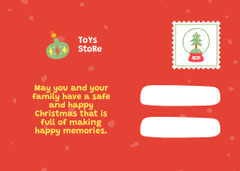 Charming Christmas Congrats with Cute Baby and Toys
