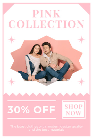 Pink Collection for Everybody Pinterest Design Template