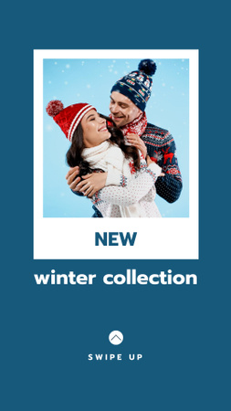 Modèle de visuel New Winter Collection Announcement - Instagram Story