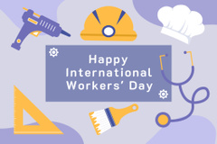 Global Labor Day Festivity With Tools
