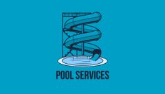 Services of Public Pools Maintenance Company on Blue