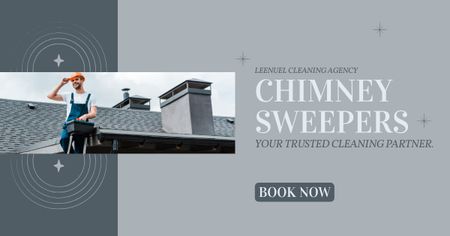Chimney Cleaning Offer Facebook AD Design Template