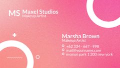 Makeup Artist Services Ad in Pink