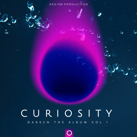 Capa do álbum Curiosity Album Cover Modelo de Design