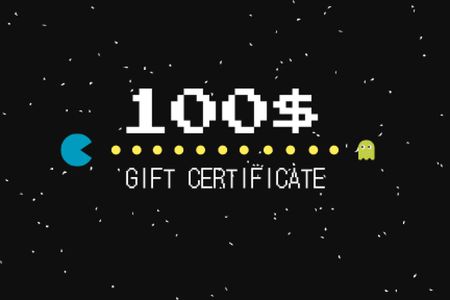 Designvorlage Gaming Gear Offer für Gift Certificate